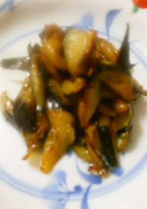 茄子の炒め　田楽味　超簡単-レシピのメイン写真
