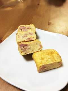 お弁当に!ベーコンとチーズのたまご焼き-レシピのメイン写真