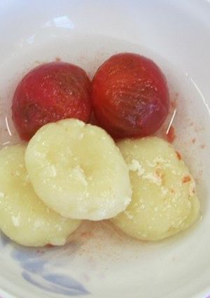 ミニトマトと白玉のコンポート-レシピのメイン写真