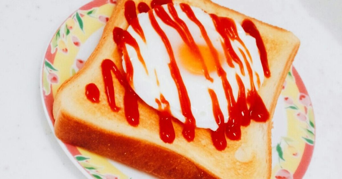 朝食超簡単☆卵のせるだけトースト by パンなちゃん 【クックパッド