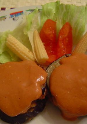 ★ソースが決め手！茄子の挟みハンバーグ★-レシピのメイン写真