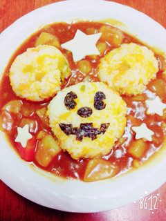 ハローウィン♪ミッキーカレーライス-レシピのメイン写真
