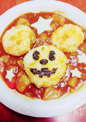 ハローウィン♪ミッキーカレーライス-レシピのメイン写真