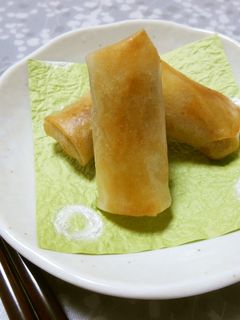 明太チーズちくわ☆ミニ春巻-レシピのメイン写真