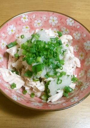 簡単ささみのおろしポン酢あえ-レシピのメイン写真