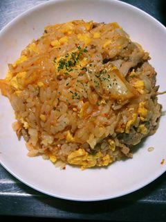 豚キムチ炒飯-レシピのメイン写真