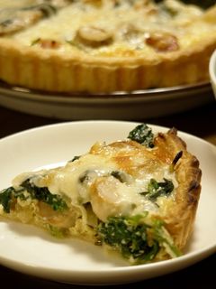 ベーコンとほうれん草のグラタンキッシュ-レシピのメイン写真