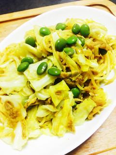簡単☆マスタードが隠し味キャベツパスタ-レシピのメイン写真