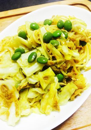簡単☆マスタードが隠し味キャベツパスタ-レシピのメイン写真