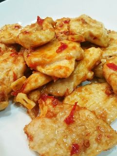 【節約】柔らか鶏ムネ肉のピリ辛味噌炒め-レシピのメイン写真