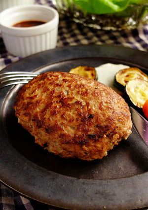 新玉ジュワッち☆基本のハンバーグ！-レシピのメイン写真