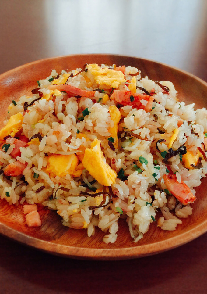 塩昆布としらすの和風炒飯☆彡-レシピのメイン写真