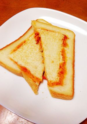卵トースト 食パン1枚でも足りなくない！-レシピのメイン写真