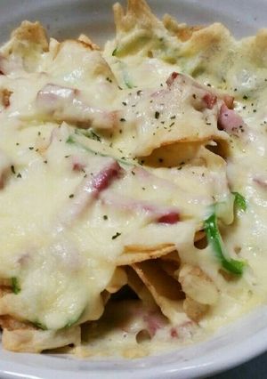 ポテトチップスでピザ風-レシピのメイン写真