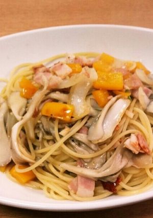 ベーコンと舞茸の和風パスタ-レシピのメイン写真
