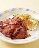 豚のこってりはちみつしょうが焼き