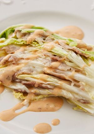 白菜と豚肉のミルフィーユ風蒸しサラダ-レシピのメイン写真