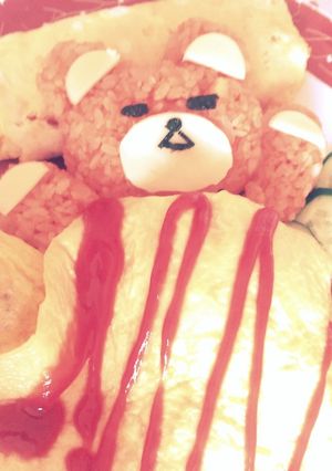 リラックマオムライス-レシピのメイン写真