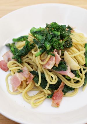 春だしね、菜ばな焼きそば-レシピのメイン写真
