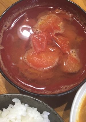 とまとの昆布スープv１分レシピv-レシピのメイン写真
