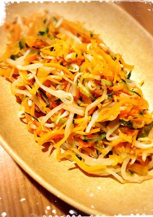 3色de彩り綺麗な♡ナムル/野菜ビピンパ-レシピのメイン写真