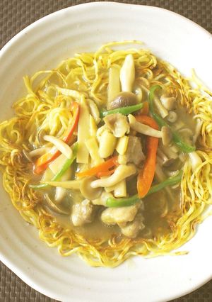 あんかけグリーンカレーめ～ん-レシピのメイン写真