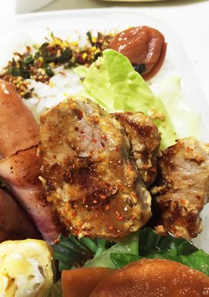 ☆お弁当☆豚肉のマヨ醤油焼き-レシピのメイン写真