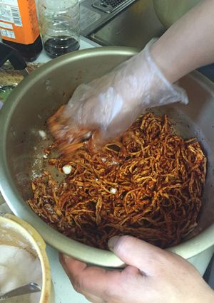 切り干し大根のキムチチャンヂャ-レシピのメイン写真