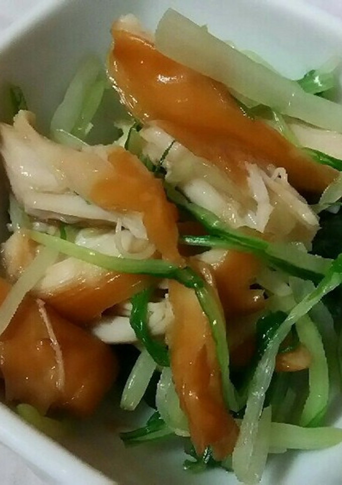 スモークささみと水菜のポン酢和え。-レシピのメイン写真