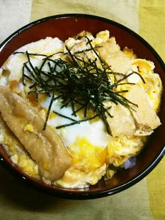簡単!余った油揚げでジューシィきつね丼♪-レシピのメイン写真