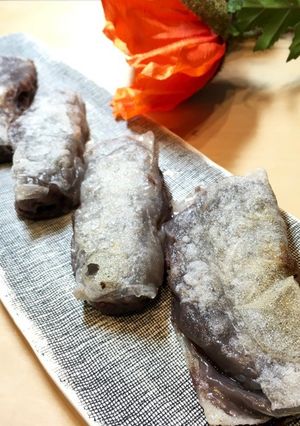 粒あん生春巻き ココナッツオイル焼き-レシピのメイン写真