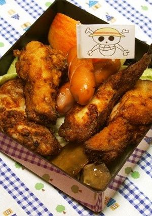 ルフィの骨付き肉弁当-レシピのメイン写真