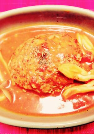 暖かコトコト煮込み豆腐ハンバーグ！-レシピのメイン写真