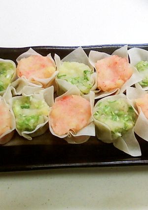 春色♪ポテトシュウマイ-レシピのメイン写真