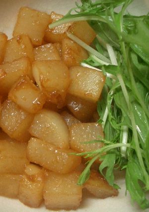 蒸し大根のサイコロステーキ-レシピのメイン写真