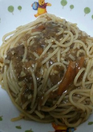 〖余り物のカレーで！〗カレーパスタ-レシピのメイン写真