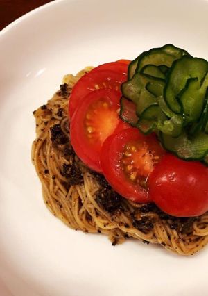 黒胡麻香る汁なし素麺-レシピのメイン写真