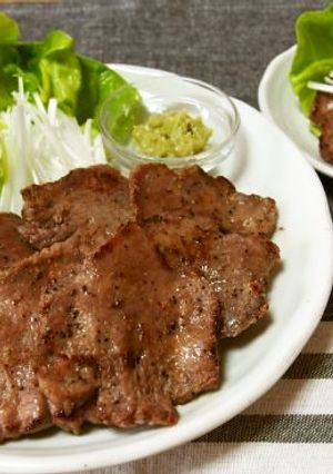 牛タンのわさび添え-レシピのメイン写真