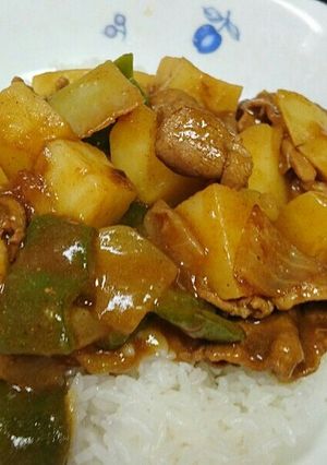 カレールー1片で！お一人様カレー-レシピのメイン写真