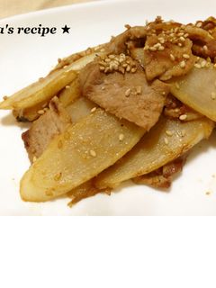 誰でもできる♡ウドと豚肉の味噌炒め♪-レシピのメイン写真