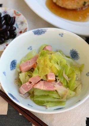 キャベツとベーコンの煮浸し【作りおき】-レシピのメイン写真