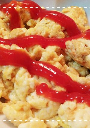 豆腐で簡単！スクランブルエッグ-レシピのメイン写真