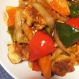 豚ロース薄切り肉で揚げないかんたん酢豚