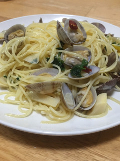 あさりとタケノコのペペロンチーノ-レシピのメイン写真