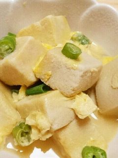高野豆腐の卵とじ-レシピのメイン写真