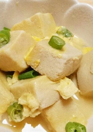 高野豆腐の卵とじ-レシピのメイン写真