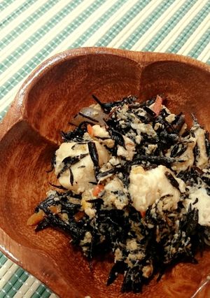 ひじきと豆腐と卵の炒り煮-レシピのメイン写真