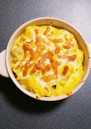 フライパン1つ！バターなしでグラタン♪-レシピのメイン写真