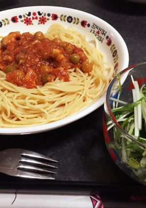 トマトパスタ-レシピのメイン写真