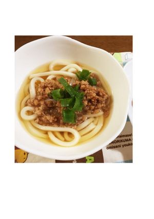 肉味噌うどん-レシピのメイン写真